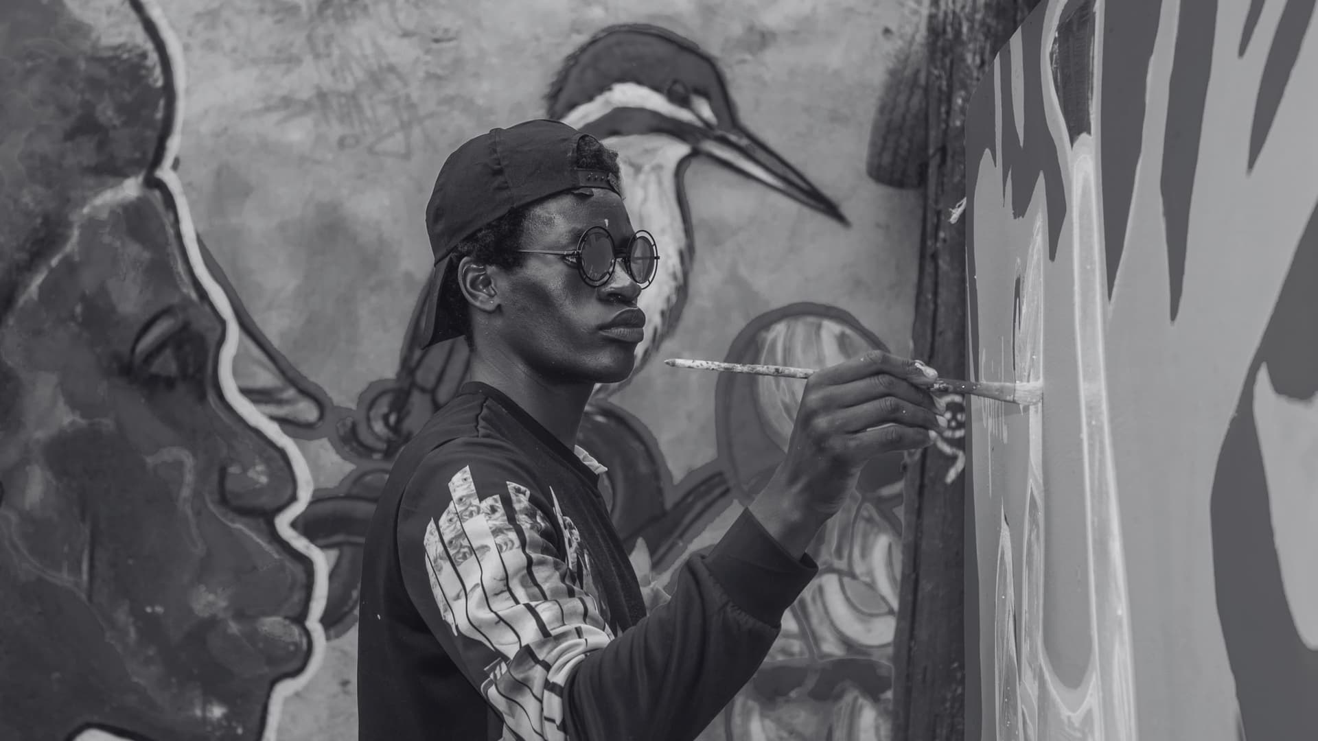 Artist at work